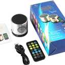Portable Digital Quran Speaker,Bluetooth Speaker,with Remote Control,MP3 Player,USB Rechargeable,8GB Storage,18 Reciters,15 Translations,Arabic,English,French,Urdu & More (Silver)