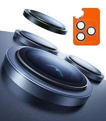 TORRAS 3Year Ultimate Durability for iPhone 17 Pro Max/17 Pro Camera Lens Protector1:1 Invisible Fit & Ultra Clarity, MilitaryGrade 9H+ Aerospace Glass, AntiScratch, Metal Frame, Deep Blue