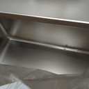 Stainless Steel Cat Litter Box – Large High-Sided Non-Stick Metal Pan with Anti-Slip Base, Easy-Clean Indoor Tray, 19.5" L x 13.5" W x 6" H in for Cats & Rabbits