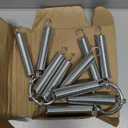 CHICIRIS Tire Chain Bungee, 1 Pair Tire Chain Tighteners, Stainless Steel Tire Chain Tensioner, Snow Chain Tensioner, Tire Chains For Snowblower, Tractor (4 Link)