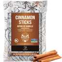 Soeos Cinnamon Sticks, 16 oz (454g), 3.5" Length, 100% Raw, Non-GMO, Kosher Certified, Whole Cinnamon Sticks Seasoning Spice for Coffee, Baking, Cooking and Beverages (EXP 03/01/27)