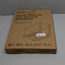 Insputer Pull Out Trash Can Under Cabinet with Soft-Close Slides, Heavy Duty Under Sink Trash Can Kit for Kitchen, Garbage Can Not Included, Requires Minimum Cabinets Opening 12" W X 18" D (Single, Silver)