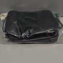 Travel Makeup Bag Women's Large Capacity Cosmetic Portable Organizer Large Opening Waterproof Storage Toiletry Bags Vertical Free-Standing Brush Holder for Easy Access Black