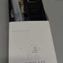 Dog Clippers for Grooming Heavy Thick Hair & Coats, 7500rpm Low Noise Cordless Pet Shaver, Dog Grooming Kit with Paw Trimmer Nail Grinder for Small Large Dogs (Black&white)