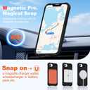 Compatible with iPhone 16e Case 6.1'' with Magnetic Ring Stand [Military Drop Protection][Compatible with MagSafe] Shockproof 16e Phone Case for Men Wowen,Black