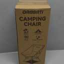 Lightweight Camping Chair, Portable Folding Chair for Camp, Backpacking, Beach, Hiking, Outdoors, Picnics, Black
