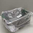 3 Packs Grey Storage Baskets, Plastic Kitchen Organizing Bins