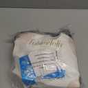 Wish Care 6ft Long Navy Blue Table Skirt for Rectangle Tables Decorations - Wrinkle Resistant Polyester Pleated Table Skirting Desk Skirts for Office Baby Shower Birthday Party Wedding Banquet