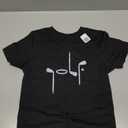 Golf Minimalist Logo Women Golf Fan Men Golfer T-Shirt, Size 104/4