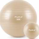 PhysKcal Yoga Ball for Exercise, Pilates Set, 4 Sizes Fitness Ball for Workout, Birthing, Pregnancy, Physical Therapy- Pump Included