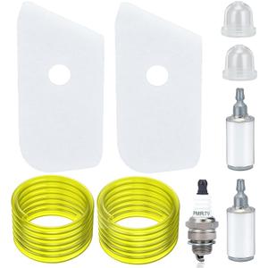 128LD Air Filter Tune Up Kit Compatible with Husq-Varna 124C 124L 125C 125E 125L 125LDX 125R 125RJ 128C 128L 128CD 128LDX 128R 128RJ String Trimmer Parts 530150253