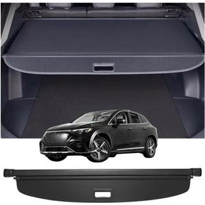 Retractable Cargo Cover Compatible with Mercedes Benz EQE 350 500 2023-2025 SUV Shield Security Shade Privacy Screen Tonneau Luggage Cargo Trunk Organizers (Carbon Fiber Texture)