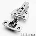 Soft Close Cabinet Hinges 20 Pack 4D Adjustable with Speed Control-Full Overlay 3/4 Inch Face Frame Hinges, Concealed Self-Closing Hinges for Frameless & Face Frame Cabinets