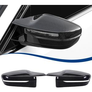 Side Mirror Cover Compatible with G20 G21 G30 G31 G32 GT G11 G12 G14 G15 G16 (Carbon Fiber Pattern, G20 G30 G32 G11)