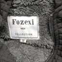 Men's Fleece Heavyweight Full Zip Hoodie Sweatshirt Jacket Hooded for Men (Large, Black)