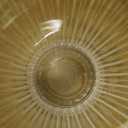 Gaolinci Clear Tumbler Cup Makeup Brush Toothbrush Holder for Bathroom, Vanity, Countertop, Desk and Bedside Table (Amber)