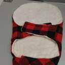 Malier Dog Winter Coat, Classic Plaid Fleece Dog Cold Weather Coats Pet Jacket with Pocket, Windprood Warm Coat Vest Pet Clothes Apparel for Small Medium Large Dogs (Red, Large)