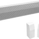 Upgraded 3 FT Base board Heater Cover with Left and Right Endcaps, Galvanized Steel Easy Slip-On Heater Cover for Replacing Old and Rusty Looking Electric and Hydronic Base board Heat Covers