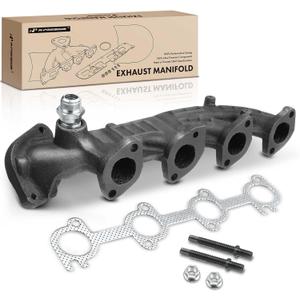 A-Premium Left Side [V8 5.4L] Engine Exhaust Manifold Kit W/Gasket & Studs & Nuts Compatible with Ford F-150 1999-2003, F-250 1999, F-150 Heritage 2004, Expedition 1999-2004