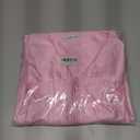 Newrara Adult Shiny Graduation Cap and Gown Tassel Set for High School & Bachelor (Pink)