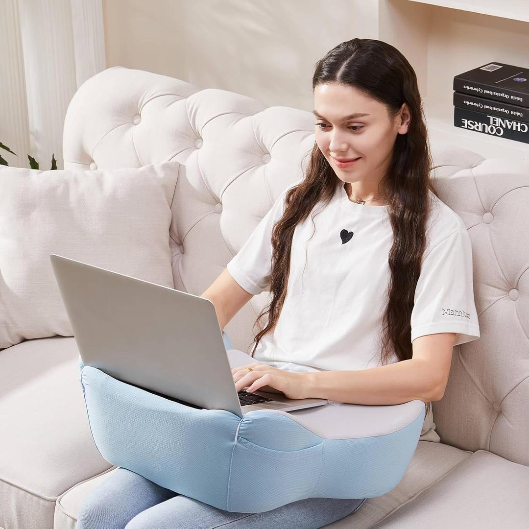 Lap Desk, Lap Desk for Laptop with Cushion, Laptop Desk, Laptop Stand for Bed, Computer Stand Table Workstation for Bed Sofa Couch or Travel