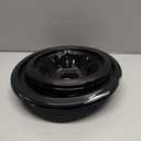 GE Stove Drip Pans | Electric Stove Burner Drip Pans | 4 Piece Set, 6" and 8" Drip Pan Kit | Porcelain Range Replacement Stove Burner Bowls