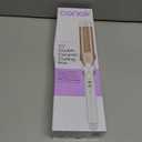 Conair Double Ceramic 1 -Inch Curling Iron, 1 -Inch Barrel Creates Soft Waves & Curls, Hair Curler for Use on Medium & Long Hair, White/Rose Gold