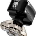 Skull Shaver Pitbull Gold PRO Head & Face Shaver - Premium Cordless Electric Shaver - for Wet & Dry Shaving - Features LED Battery Display - Comes with Travel Pouch