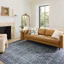 Loloi Rifle Paper Co. Maison Collection MAO-03 Rosette Blue 2'-3" x 3'-9", .19" Pile Height, Accent Rug