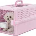 RIZZARI 22" Hard Pet Carrier: Travel Kennel for Cats & Small Dogs