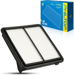 PHILTOP Engine air filter CA10490 Replacement for 2006-2011 Honda Civic, 1.3L, Rigid Panel