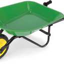 TOMY John Deere Kids Wheelbarrow - 34 Inch - Kids Gardening Tools - John Deere Toys - Ages 2 Years and Up