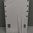 AcrossStar DualMonitorStandRiserForDesk Adjustable Length 3240 Inch，Large Desktop Computer Monitor Riser For 2 Screens，Desk Shelf Organizer Riser Stand For Computer/Laptop/PC/Printer/TV White