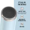 THERMOS ICON SERIES Stainless Steel Water Bottle with Screw Top Lid - 32 Ounce, Glacier - Vacuum Insulated Water Bottle with Lid