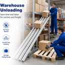 Heavy Duty Gravity Conveyor 15x78in Loading Roller Conveyor for Warehouse