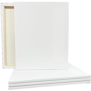 5 Count 16 x 20 Super Value Canvas by Artist's Loft - Acid Free Cotton Canvas for Paint, Acrylic, & Oils - 1 Pack