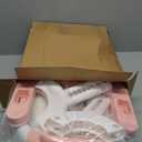 Potty Training Seat with Step Stool, Toddler Potty Training Toilet Seat with Non-Slip Step Splash Guard Safety Handles and Waterproof Cushion, 2 In 1 Toddler Potty Seat (Pink)