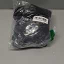 Ottoman Cover Square Folding Storage Ottoman Slipcovers Jacquard Stretch Cube Footrest Foot Stool Covers Protector with Elastic Band (Small,Black) (S- Length&Width:13-18"/Height:15-18")