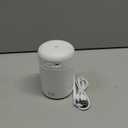 Portable Mini Humidifier, Colorful, Cool Mist, USB Powered. Perfect for Bedroom, Office & Car (300ml, White)