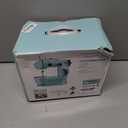 Magicfly Mini Sewing Machine with Extension Table, Dual Speed Portable Sewing Machine for Beginners with Light, Sewing Kit for Household Use, Blue