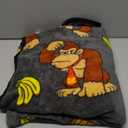 Franco Collectibles Nintendo Donkey Kong Gaming Bedding Super Soft Micro Raschel Throw, 46 in x 60 in