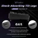 DrunkDeer G65 Rapid Trigger Mechanical Keyboard Magnetic Switch Gaming PBT Keycap RGB Wired 65% Size USB Compact Anti-Ghost Black