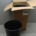 HOSTIC 5 Gallon Flexible Nursery Pots Gallon Pot with Drainage Holes Plastic Plant Container Suitable for Indoor Outdoor Vegetables Flowers Plants 10 PCS, Standard 5 Gallon
