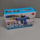 Electric Water Gun for Adults Kids, with Lighting Effects, Automatic & Manual Dual Mode High Powered High Capacity Squirt Guns, 32 FT Range for Adult Kid (Solid - Blue)