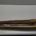 Ivilon Curtain Rods for Windows - Stepped End Cap, 1 inch Diameter, Telescoping Adjustable Curtain Rod, 72 to 144 Inches. Color Black