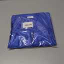 Newrara Unisex Shiny Kindergarten Graduation Gown Cap with Tassel (Blue)