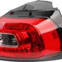 Passenger Side Tail Light Assembly Compatible With 2014-2018 Jeep Cherokee Rear Lamp 68102906AF 68102906AE 68102906AC (Right)