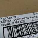 Gerber Stage 3 Baby Food Snacks, Strawberry, Banana Vanilla Yogurt Melts, Very Berry Fruit and Veggie Melts, Baby Led Feeding, 8-Pack