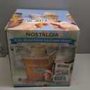 Nostalgia Electric Ice Cream Maker With 4 Qt Capacity- Old Fashioned Ice Cream Machine Makes Frozen Yogurt or Gelato in Minutes- Vintage Wooden Style Ice Cream Maker with Aluminum Canister- Light Wood