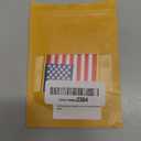 EmbTao American Flag Embroidered Patch Gold Border USA United States of America Military Uniform Iron On Sew On Emblem